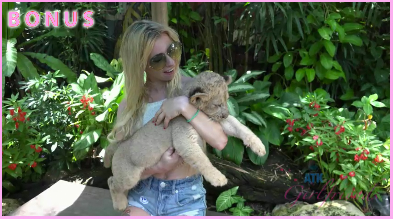Kenzie meets all the wild animals she could imagine! video by ATKgirlfriends