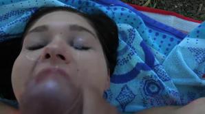 atkgirlfriends.com You fuck Zoe on the beach, and cum on her face.
