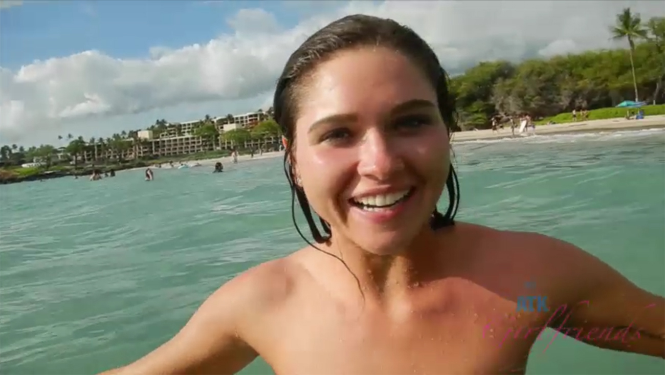 A full day in the ocean is perfect with Zoe. video by ATKgirlfriends