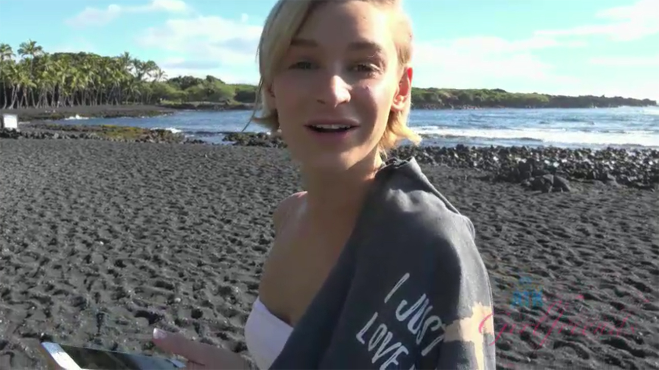 You hit the beach, the volcano, and make Emma cum in the car. video by ATKgirlfriends
