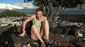 Ashley makes it to the big island! xxx video