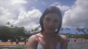 ATK You swim with Sadie and cum in her pussy.