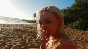 XXX Chloe makes her way to Hawaii and the nude beach!