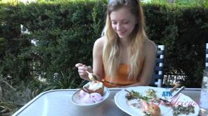 XXX Dinner and sex with Riley!