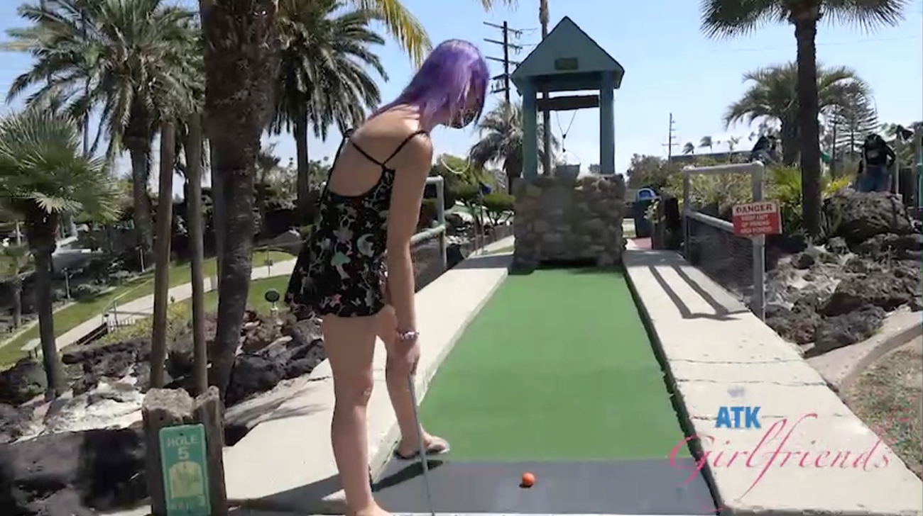 Lily Adams Mini Golf Part 1 video by ATKgirlfriends
