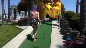 ATKporn Lily Adams Mini Golf Part 1